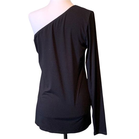 Mark. One Sleeve Black Top Size 8/10 - Picture 4 of 6